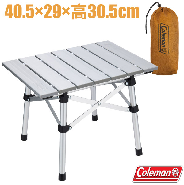 【Coleman】緊湊鋁質小桌(40.5×29×高30.5cm).耐用邊桌.鋁桌.茶几.泡茶桌.料理桌/CM-38844✿30E010